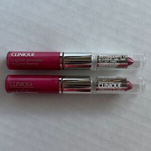 Set of 2 Clinique lip gloss and lipstick duo